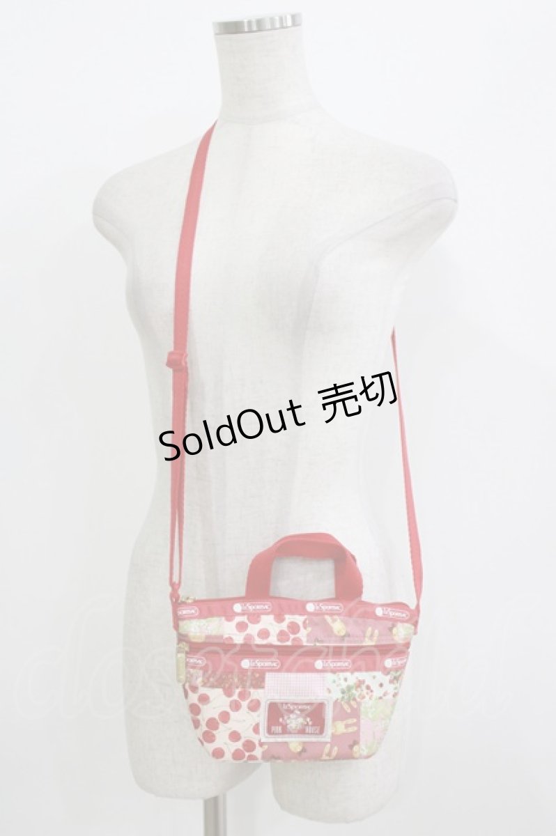 画像1: PINK HOUSE / LeSportsacXPINK HOUSE/MINI CROSSBODY  レッド H-26-07-15-051-LO-BG-NS-ZH (1)