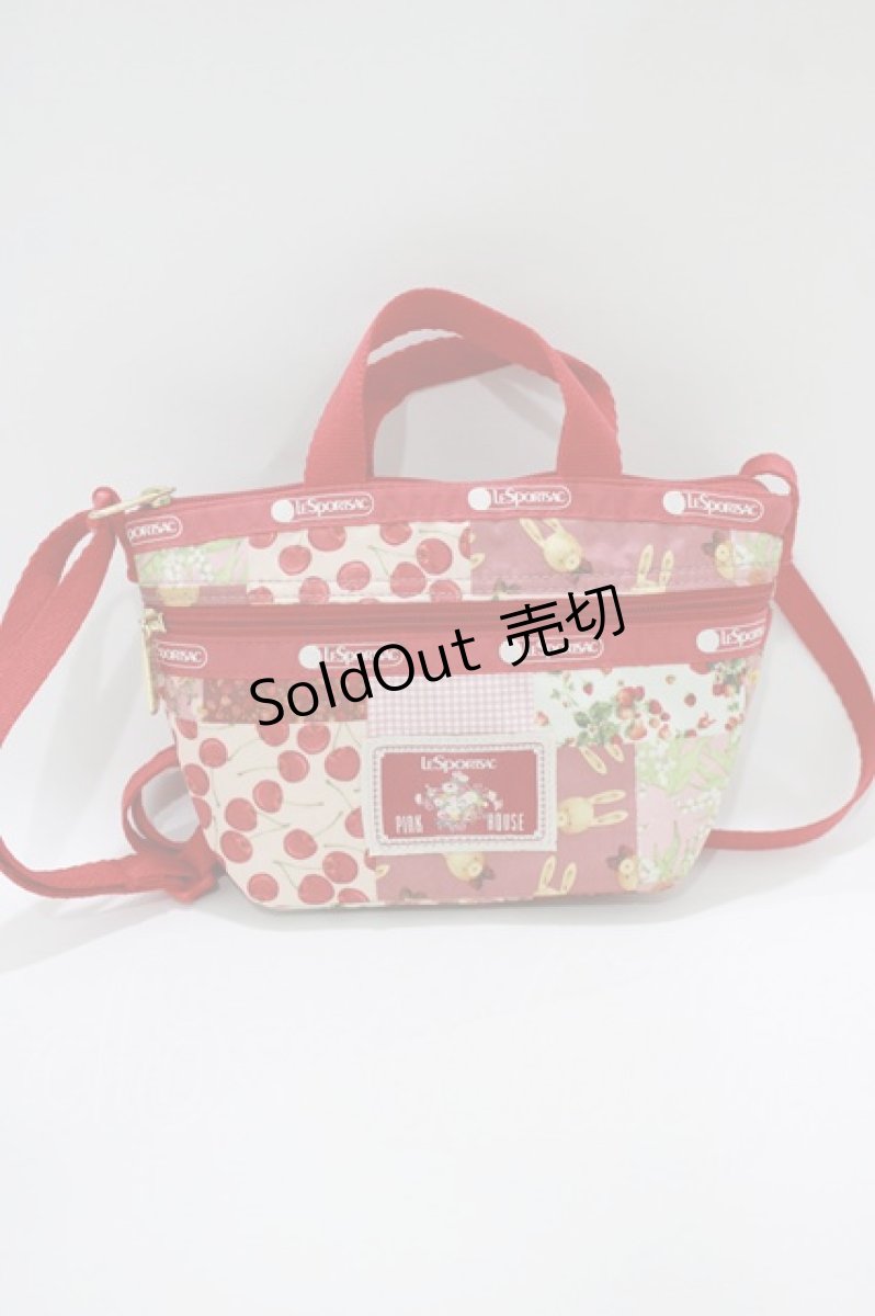 画像2: PINK HOUSE / LeSportsacXPINK HOUSE/MINI CROSSBODY  レッド H-26-07-15-051-LO-BG-NS-ZH (2)