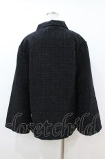 画像2: NieR Clothing / ラメツイードジャケット  黒 H-26-07-15-1034-PU-JA-KB-ZH (2)