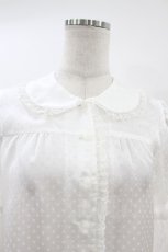 画像3: MILK / ドットパフブラウス  オフ H-26-07-15-1053-ML-BL-AK-ZH (3)