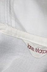 画像4: Jane Marple / フラワーレースとピンタックのブラウス  オフ×ブルー H-26-07-15-1055-JM-BL-KB-ZH (4)
