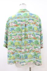 画像2: Jane Marple Dans Le Salon / Sunnyside town granny’s blouse  ブルーグレイ H-26-07-15-1057-JM-BL-KB-ZH (2)
