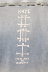 画像3: KRY CLOTHING / 「CHOBERIBA」デニムジャケット  ライトブルー H-26-07-15-1058-EL-JA-KB-ZH (3)