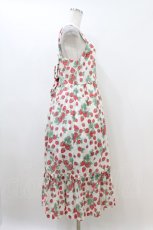 画像3: Jane Marple / Strawberry gardenのストラップドレス  白 H-26-07-15-1013-JM-OP-KB-ZH (3)