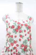 画像4: Jane Marple / Strawberry gardenのストラップドレス  白 H-26-07-15-1013-JM-OP-KB-ZH (4)