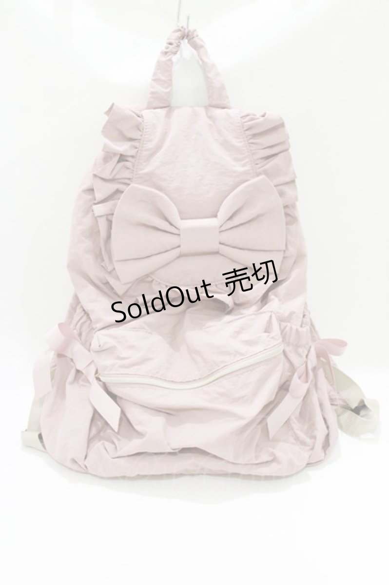 画像2: m petit by misako / TT AM リボンフラップ リュックサック  ピンク H-26-07-15-053-LO-BG-NS-ZH (2)