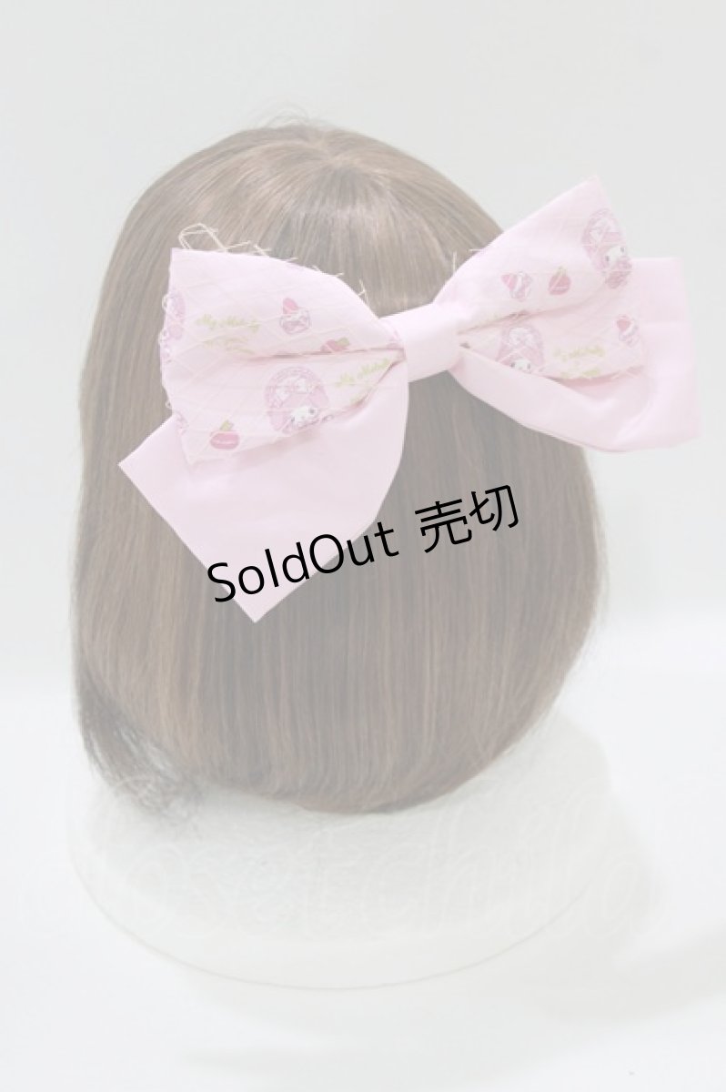 画像1: m petit by misako / サンリオキャラクターズコラボ マイメロディ リボンバレッタ  ピンク H-26-07-15-066-LO-AC-NS-ZH (1)