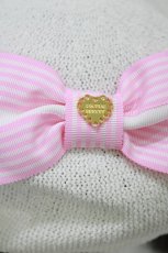 画像3: Angelic Pretty / Cuteストライプリボンサマーベレー  シロ H-26-07-15-079-AP-AC-NS-ZH (3)