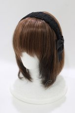 画像1: m petit by misako / TT*AMレースカチューシャ  ブラック H-26-07-15-084-LO-AC-NS-ZH (1)