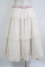 画像4: m petit by misako / NINA'S/RVパニエスカート LL ピンク/アイボリー リバーシブル H-26-07-15-019-LO-SK-NS-ZH (4)
