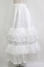 画像2: Lolime by mellfy memory / fluffy laceスカート M 白 H-26-07-15-020-LO-SK-NS-ZH (2)