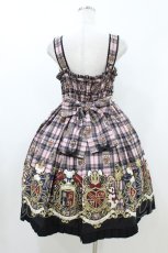 画像2: Angelic Pretty / リリカルバニーCollegeジャンパースカート Free ピンク H-26-07-16-030-AP-OP-NS-ZH (2)
