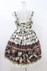 画像2: Angelic Pretty / British Bearジャンパースカート Free アイボリー H-26-07-16-031-AP-OP-NS-ZH (2)