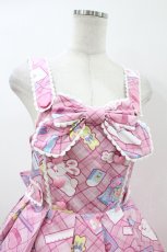画像4: Angelic Pretty / Fancy Stationeryジャンパースカート Free ピンク H-26-07-16-032-AP-OP-NS-ZH (4)