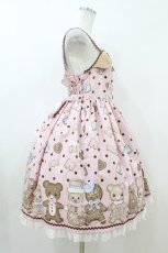 画像3: Angelic Pretty / なかよしジンジャークッキージャンパースカートSet Free ピンク H-26-07-16-033-AP-OP-NS-ZH (3)