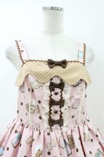 画像4: Angelic Pretty / なかよしジンジャークッキージャンパースカートSet Free ピンク H-26-07-16-033-AP-OP-NS-ZH (4)