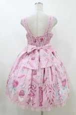 画像2: Angelic Pretty / Candy Ornamentジャンパースカート Free ピンク H-26-07-16-034-AP-OP-NS-ZH (2)