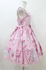 画像3: Angelic Pretty / Candy Ornamentジャンパースカート Free ピンク H-26-07-16-034-AP-OP-NS-ZH (3)