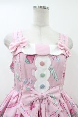 画像4: Angelic Pretty / Candy Ornamentジャンパースカート Free ピンク H-26-07-16-034-AP-OP-NS-ZH (4)