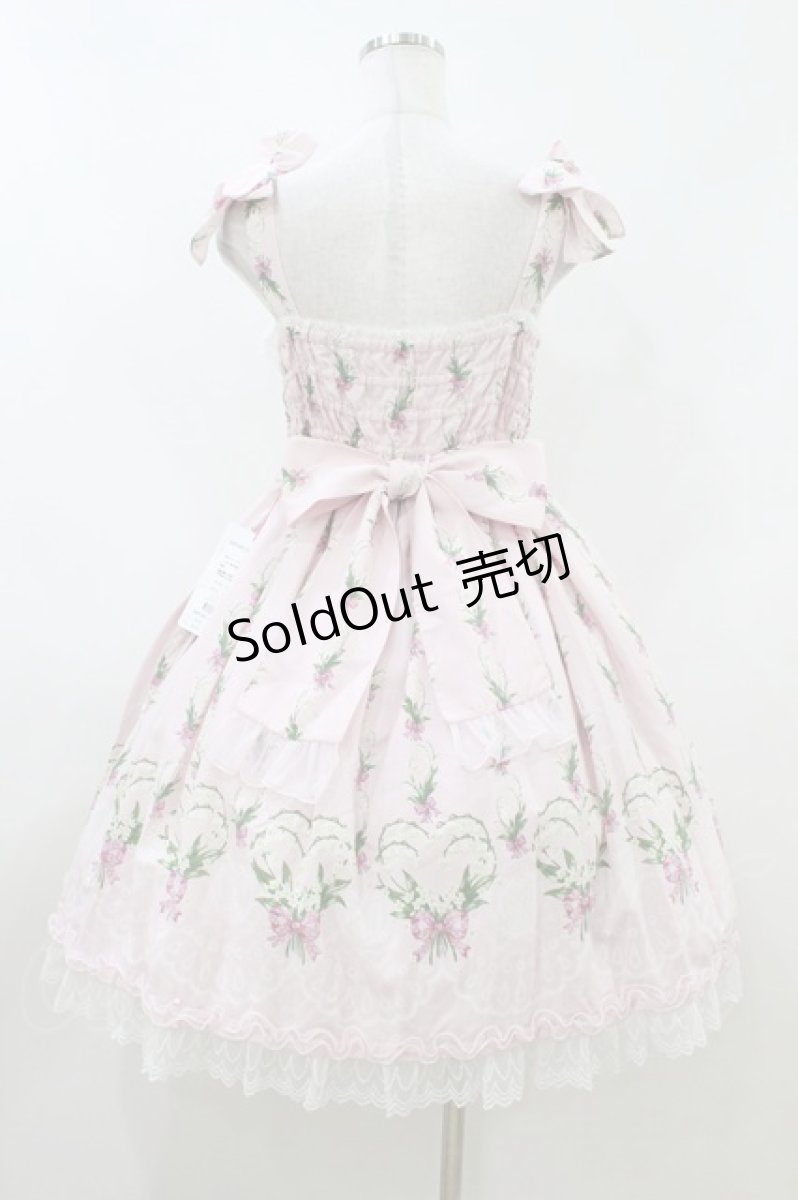 画像2: Angelic Pretty / すずらんBouquetジャンパースカート Free ピンク H-26-07-16-035-AP-OP-NS-ZH (2)