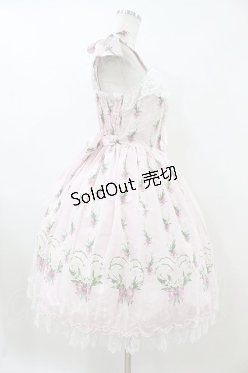 画像3: Angelic Pretty / すずらんBouquetジャンパースカート Free ピンク H-26-07-16-035-AP-OP-NS-ZH (3)