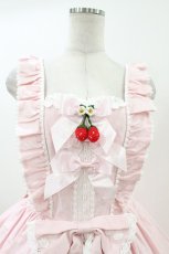 画像4: BABY,THE STARS SHINE BRIGHT / ゆらゆらいちごのStrawberry Gardenジャンパースカート Free ピンク H-26-07-16-036-BA-OP-NS-ZH (4)
