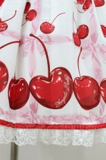 画像5: Angelic Pretty / Charming Cherryジャンパースカート Free 白 H-26-07-16-037-AP-OP-NS-ZH (5)