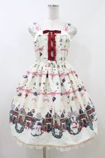 画像1: Angelic Pretty / Fancy Noelジャンパースカート Free 白 H-26-07-16-039-AP-OP-NS-ZH (1)