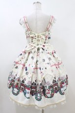 画像2: Angelic Pretty / Fancy Noelジャンパースカート Free 白 H-26-07-16-039-AP-OP-NS-ZH (2)