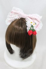 画像1: BABY,THE STARS SHINE BRIGHT / ゆらゆらいちごのStrawberry Gardenカチューシャ  ピンク H-26-07-16-006-BA-AC-NS-ZH (1)