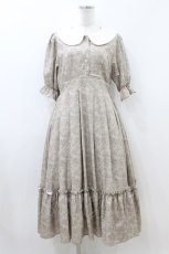 画像1: m petit by misako / NINA’S/トワルドジュイワンピース M ベージュ H-26-07-16-046-LO-OP-NS-ZH (1)