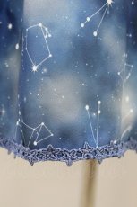 画像3: axes femme POETIQUE / 冬の星座柄ハートネックワンピース M ブルー H-26-07-16-051-AX-OP-NS-ZH (3)