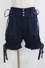 画像1: Ozz Croce / レースバルーンパンツ  紺 H-26-07-16-1030-OO-PA-AK-ZH (1)