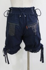 画像3: Ozz Croce / レースバルーンパンツ  紺 H-26-07-16-1030-OO-PA-AK-ZH (3)