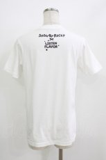画像2: LISTEN FLAVOR / シンガンクリムゾンズの深紅色の心眼でこの澱んだ世界を見続ケル。Tシャツ M ホワイト H-26-07-16-1049-PU-TO-KB-ZH (2)
