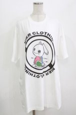 画像1: NieR Clothing / プリントCOTTON CUTSEW XL 白/Nierちゃん H-26-07-16-1050-PU-TO-KB-ZH (1)