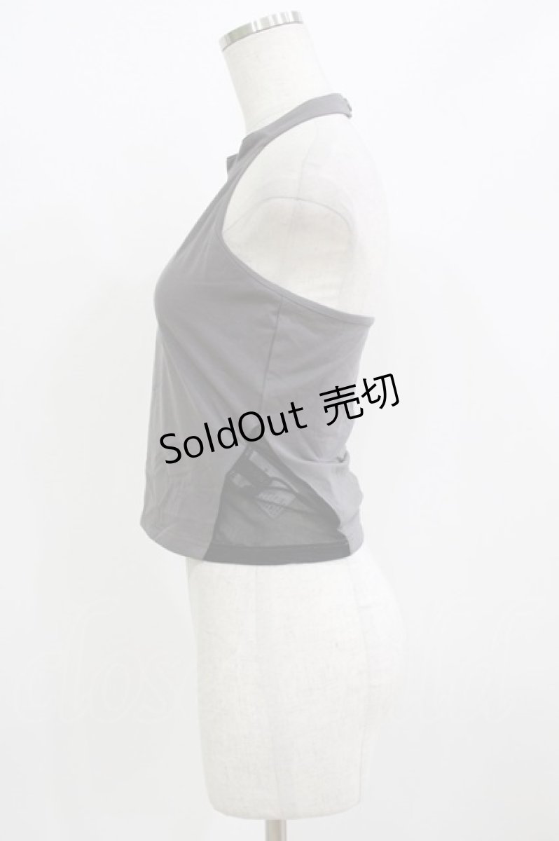 画像2: PUNK RAVE / Reversible printed vest M-L ブラック×グレー H-26-07-16-1066-PU-TO-KB-ZH (2)