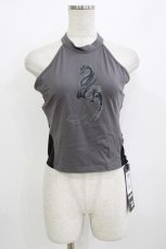 画像1: PUNK RAVE / Reversible printed vest M-L ブラック×グレー H-26-07-16-1067-PU-TO-KB-ZH (1)