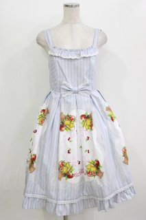 Emily Temple cute / Fruitバスケットノースリーブワンピース グレー H
