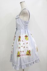 画像2: Emily Temple cute / Fruitバスケットノースリーブワンピース  グレー H-26-07-16-1020-ET-OP-KB-ZH (2)