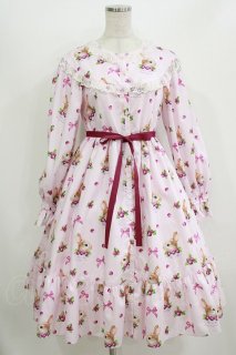 Emily Temple cute 　バンビ柄　キャミソールワンピース　ピンク Emily Temple cute / Berry Bunnyワンピース S ピンク H-26-07-16-1003