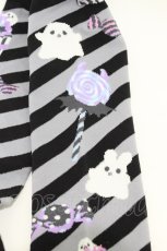 画像2: Angelic Pretty / Happy Treat Partyオーバーニー  ブラック H-26-07-16-009-AP-ZA-NS-ZH (2)