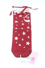 画像1: Angelic Pretty / Dreamy Starクルー丈ソックス FREE ワイン H-26-07-16-010-AP-ZA-YZ-ZH (1)