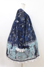 画像3: metamorphose / 黒猫と魔法の地図Aラインワンピース サイズ1 ネイビー H-26-07-16-023-ME-OP-NS-ZH (3)