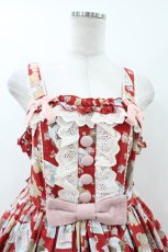 画像4: Angelic Pretty / Vintage Toysジャンパースカート Free レッド H-26-07-16-028-AP-OP-NS-ZH (4)