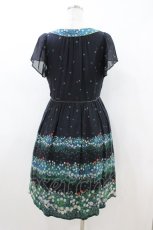 画像2: Franche Lippee / しろつめくさワンピース M ネイビー H-26-07-17-029-LO-OP-NS-ZH (2)