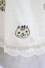 画像3: Cherir la femme / オリプリトップス M アイボリー/ねこ H-26-07-17-052-LO-TO-NS-ZH (3)