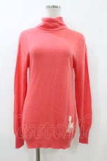 画像1: Franche Lippee / タートルネックニット M コーラル/バンビ H-26-07-17-053-LO-TO-NS-ZH (1)