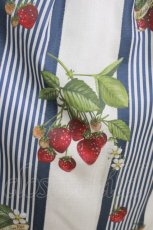 画像4: Melody BasKet / Stripe strawberryワンピース  ネイビー H-26-07-17-1003-LO-OP-KB-ZH (4)