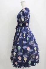 画像2: Melody BasKet / Sky Balloonラウンドカラーワンピース M ナイトネイビー H-26-07-17-1009-LO-OP-KB-ZH (2)